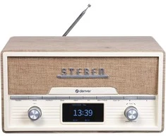 Muzikinis centras Retro radijas Denver MDA-525LW šviesaus medžio