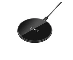 Devia Aurora Series Ultra-slim Wireless Quick Charger (V2) (10W) juodas