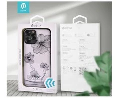 Dėklas Devia Crystal Flora case iPhone 12 mini juodas