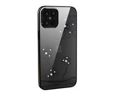 Dėklas Devia Crystal Flora case iPhone 12 Pro Max juodas