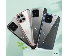 Dėklas Devia Crystal Flora case iPhone 12 Pro Max juodas