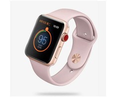 Apyrankė Devia Deluxe 40mm Apple Watch rausvo smėlio spalvos