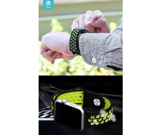 Devia Deluxe Series Sport Band for Apple Watch 4 Geltona