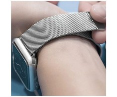 Devia apyrankė Elegant Milanese skirta Apple Watch 41mm/ 40mm/ 38mm sidabro spalvos