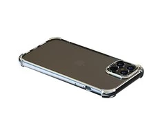 Dėklas Devia Glitter shockproof soft case iPhone 12 Pro Max sidabrinis