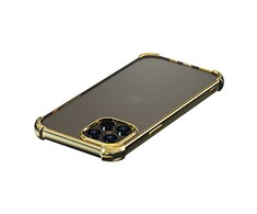 Devia blizgus apsauginis dėklas iPhone 12 Pro Max, auksinis
