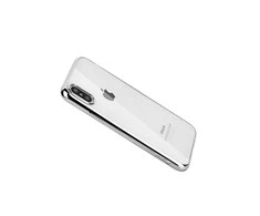 Devia blizgus minkštas TPU dėklas iPhone XS Max (6.5) sidabrinis
