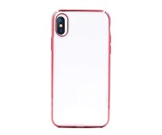 Dėklas Devia Glitter soft case (TPU) iPhone XS Max (6.5) red