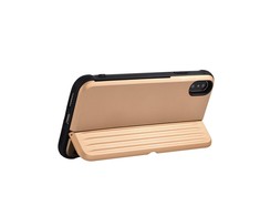 Auksinis telefono dėklas Devia H-Card iPhone XS Max (6.5)
