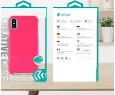 Devia Telefono dėklas iPhone XS Max, rožinės raudonos spalvos