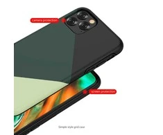 Dėklas Devia simple style grid case iPhone 11 Pro Max žalias