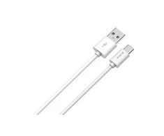 USB kabelis Devia Smart Type-C 2.0m baltas