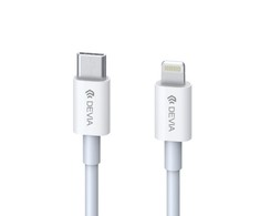Devia Smart Series PD Cable for Tyep-C to Lightning (MFI) 18W baltas