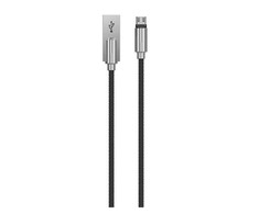 USB kabelis Devia Storm microUSB 1.0m juodas