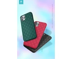 Dėklas Devia Woven2 Pattern Design Soft Case iPhone 11 Pro Max žalias