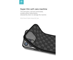 „Devia Woven2 Pattern Design“ minkštas dėklas iPhone 11 Pro, raudonas