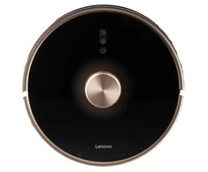 Dulkių siurblys - robotas Lenovo T1S Pro su savaiminio išsivalymo stotele, Juodas