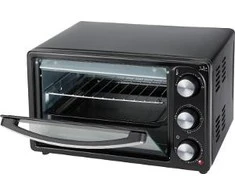 Elektrinė krosnelė Jata 16l grilinė orkaitė juoda 1200w Hn916
