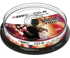 Emtec CD-R 700 MB 52x 10 vnt (ECOC801052CB)
