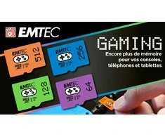 Atminties kortelė Emtec Micro SDXC 1TB UHS-I U3 V30 A2 Gaming Rouge