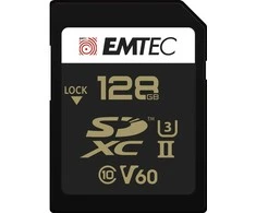 Atminties kortelė Emtec SDXC 128GB UHS-II V60 SpeedIN Pro+