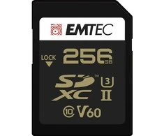 Atminties kortelė Emtec SDXC 256GB UHS-II V60 SpeedIN Pro+
