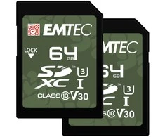 Atminties kortelė Emtec SDXC 64GB UHS-I U3 V30 Outdoor 2 pcs