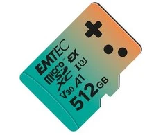 Atminties kortelė Karta Emtec mSD 512GB UHS-I U3 V30 A1 EXPRESS (Switch 2)
