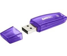 Emtec USB2.0 C410 8GB Violetinė