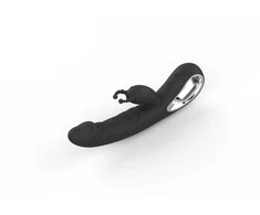 Erolab Cheeky Bunny G-spot &amp; Clitoral Massager Juodas (ZYCP01b)