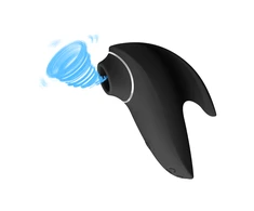 Erolab Dolphin Vacuum Clitoral Massager Juodas (VVS01b)