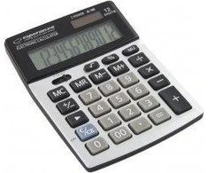 Esperanza xlyne ECL102 skaičiuotuvas Desktop Basic Juodas, Sidabrinis