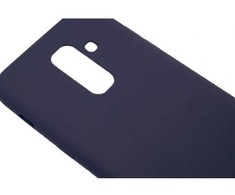 Evelatus Samsung Galaxy A6 Plus 2018 Nano Silikoninis dėklas Soft Touch TPU Midnight Mėlyna