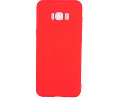 Evelatus Samsung Galaxy S8 Plus Nano Silikoninis dėklas Soft Touch TPU Raudona
