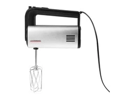 Plakiklis Gastroback Design Hand Mixer Pro 40983 Nerūdijantis plienas/Juodas, Hand mixer, 500 W, Greičių skaičius 5, Shaft material Nerūdijantis plienas, Mini chopper,