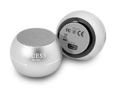 „Guess“ mini „Bluetooth“ garsiakalbis, 3W, 4H, sidabrinis