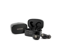 GUESS belaidės ausinės bluetooth TWS + docking station GUTWSJL4GBK juodos spalvos