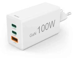 Hama 100W GaN 2xUSB-C,1xUSB-A PD