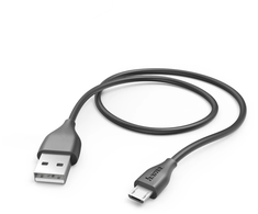 Hama USB-A – microUSB USB laidas 1,4 m juodas (001736100000)