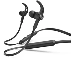 Hama Ausinės į ausis įkišamos "FREEDOM NECK II" su mikrofonu, Juoda