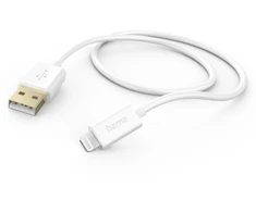 Hama USB-A - Lightning, 1.5m balta