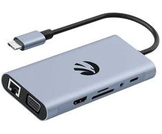 Hawk HW-HUB801 8in1 Adapteris USB-C
