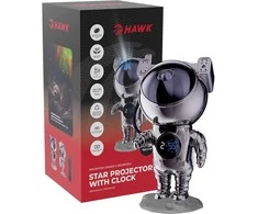 „Hawk HW-STAR02 Astronauto žvaigždės projektorius su laikrodžiu, „Ghrome Edition“