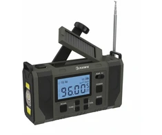Hawk HWRDI420GN Radio Solar Dynamo With Flashlight