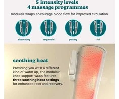 Homedics SR-CMXKE10HBND modulinė suspaudimo sistema kelio įtvaras + valdiklis