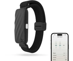 „Homedics SS-WB100BK-WW WakeBand“, jūsų tylus žadintuvas, juodas
