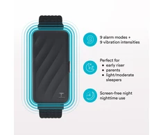 Homedics SS-WB100BL-WW WakeBand, Your Silent Alarm, Mėlyna