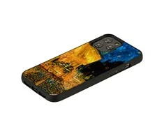 Dėklas iKins case for Apple iPhone 12 Pro Max cafe terrace juodas