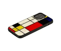 Dėklas iKins case for Apple iPhone 12 Pro Max mondrian juodas