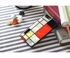Dėklas iKins case for Apple iPhone 8/7 mondrian juodas